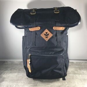 Revelry Black Bag The Drifter Smell Proof Rolltop Backpack Everyday School Hiker